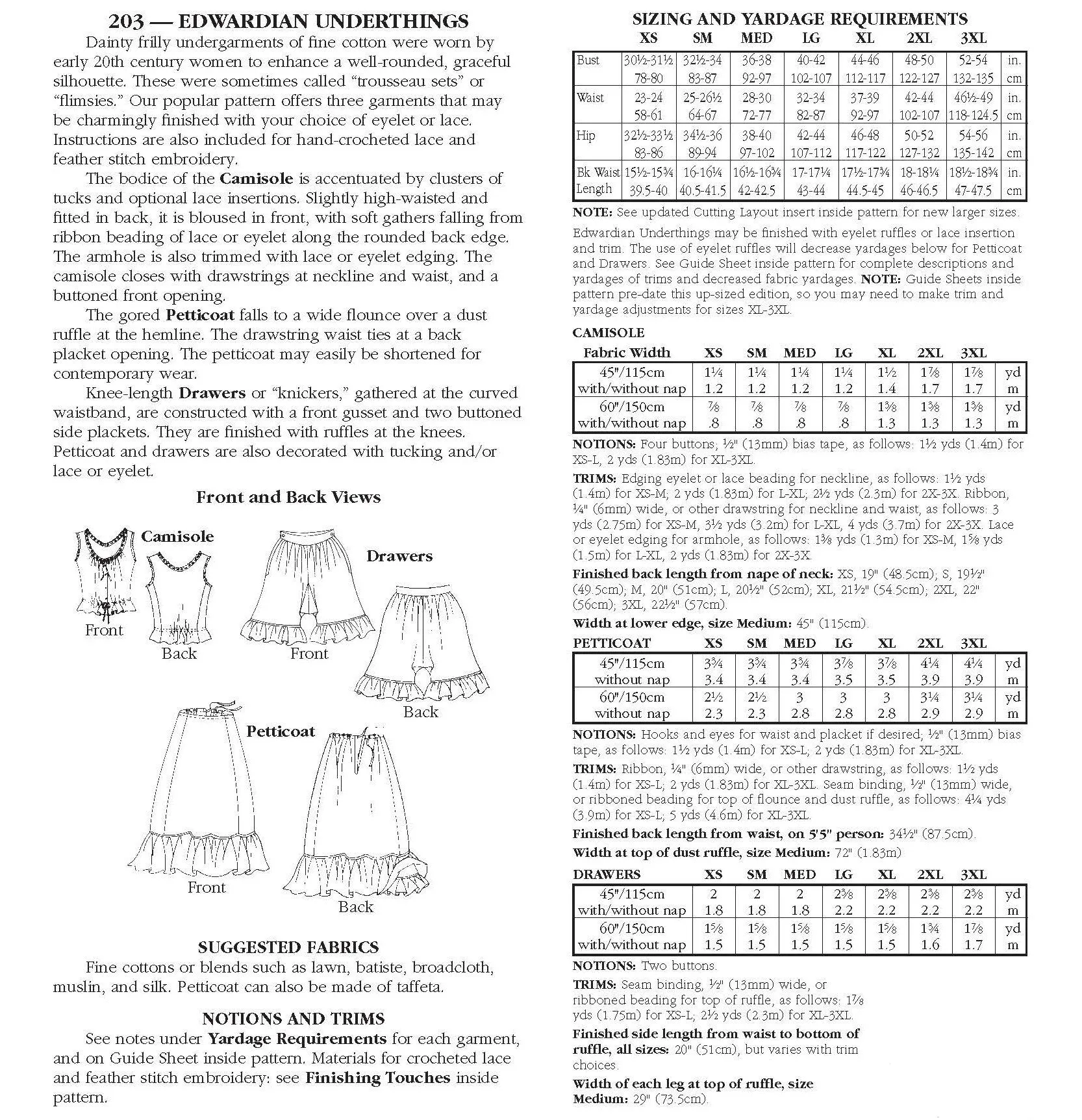 203 Edwardian Underthings