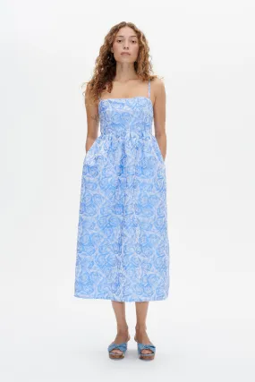 ALVINA |  Blue Rose Jacquard