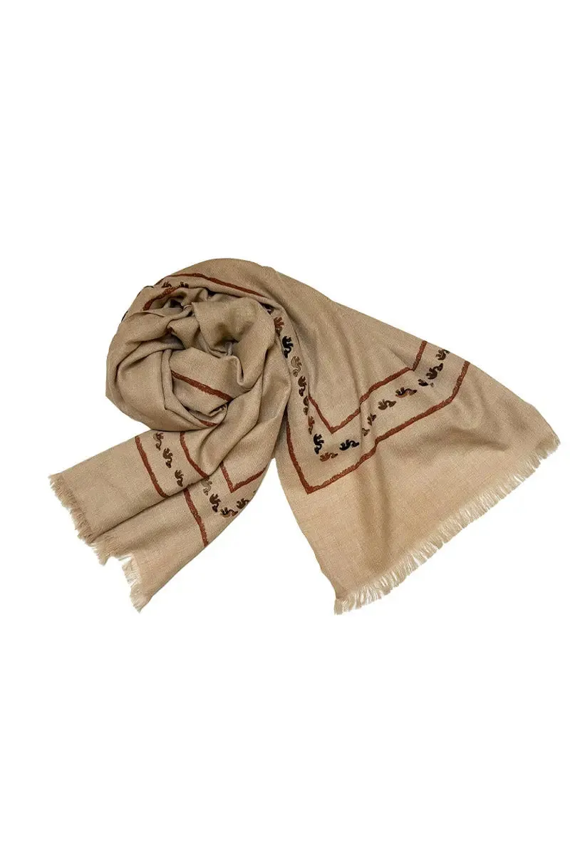 Ancient Camel Shawl, Vicuna & Cashmere