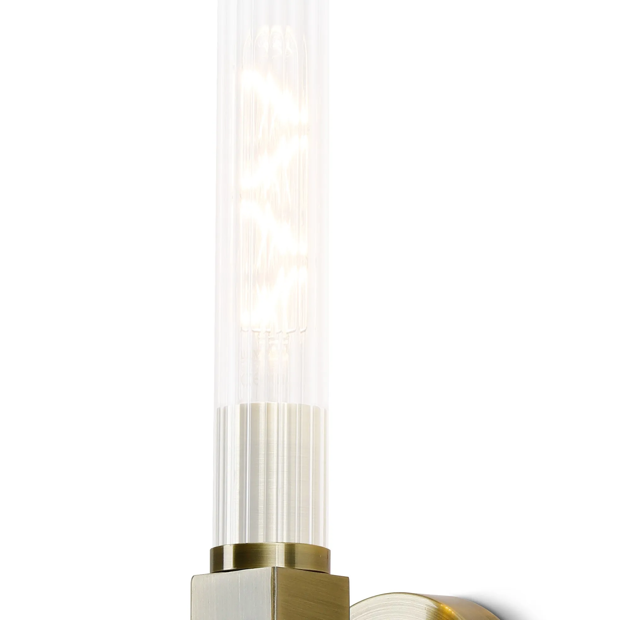 Asmeen 1 Light Wall, E27, IP44, Antique Brass/Satin Nickel/Satin Black Finish