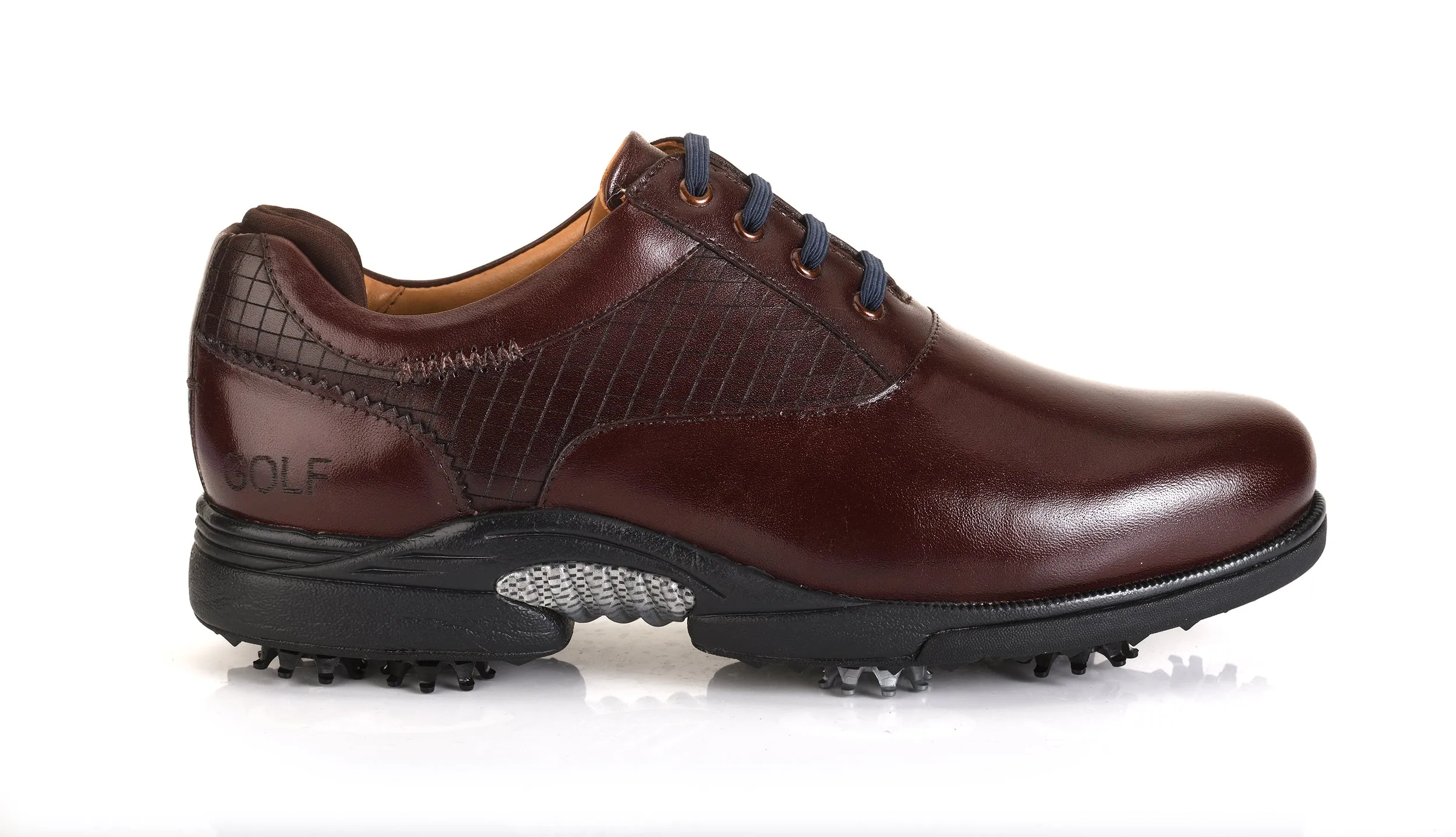 Austin Antique Brown Golf Shoes