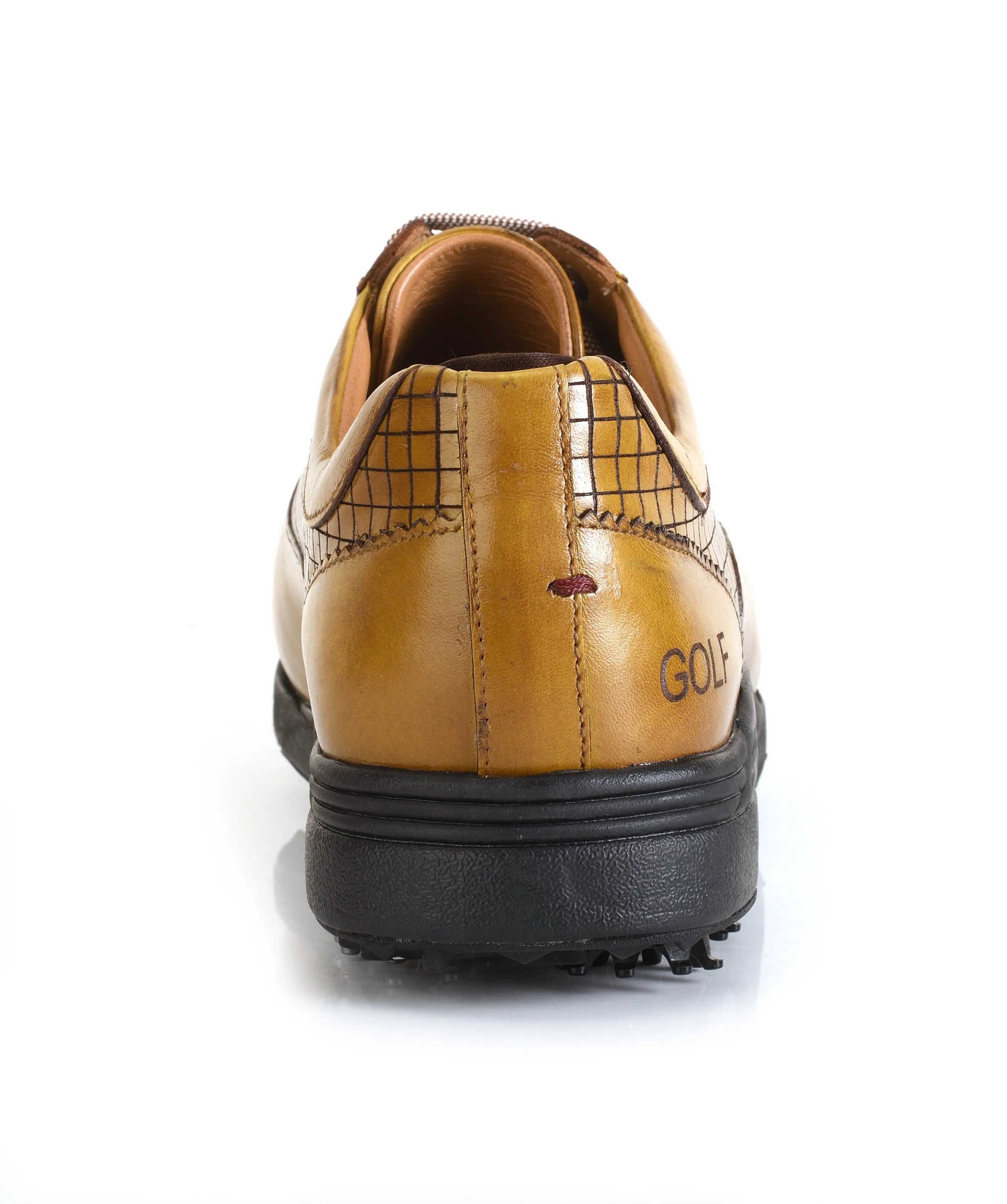 Austin Antique Yellow-Olive Golf Shoes