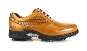 Austin Antique Yellow-Olive Golf Shoes