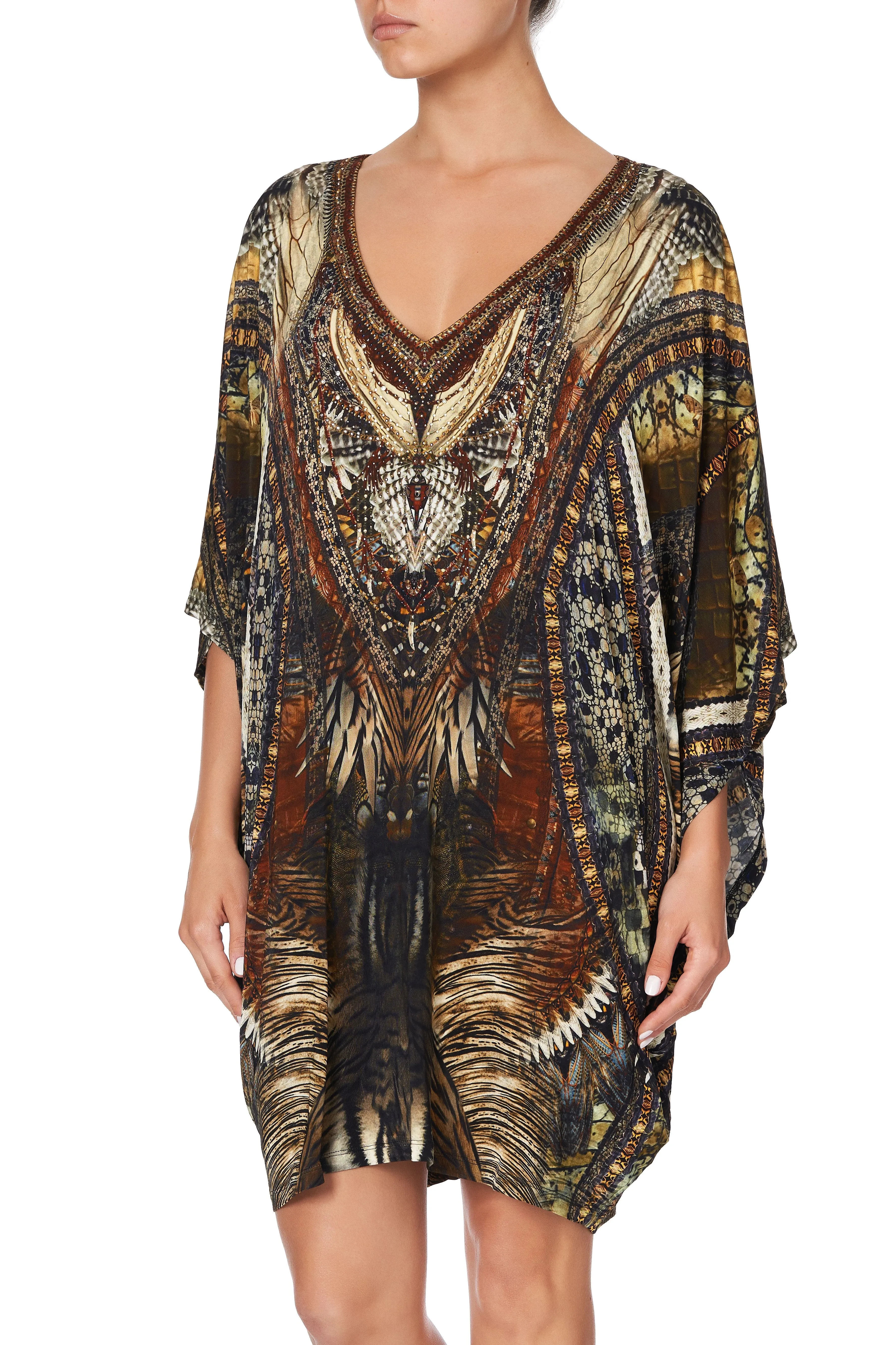 BAT SLEEVE DRESS KAKADU CALLING