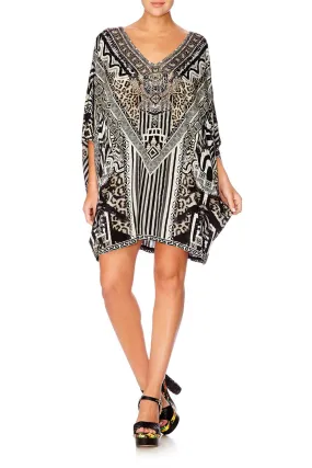 BAT SLEEVE DRESS TRIBAL THEORY