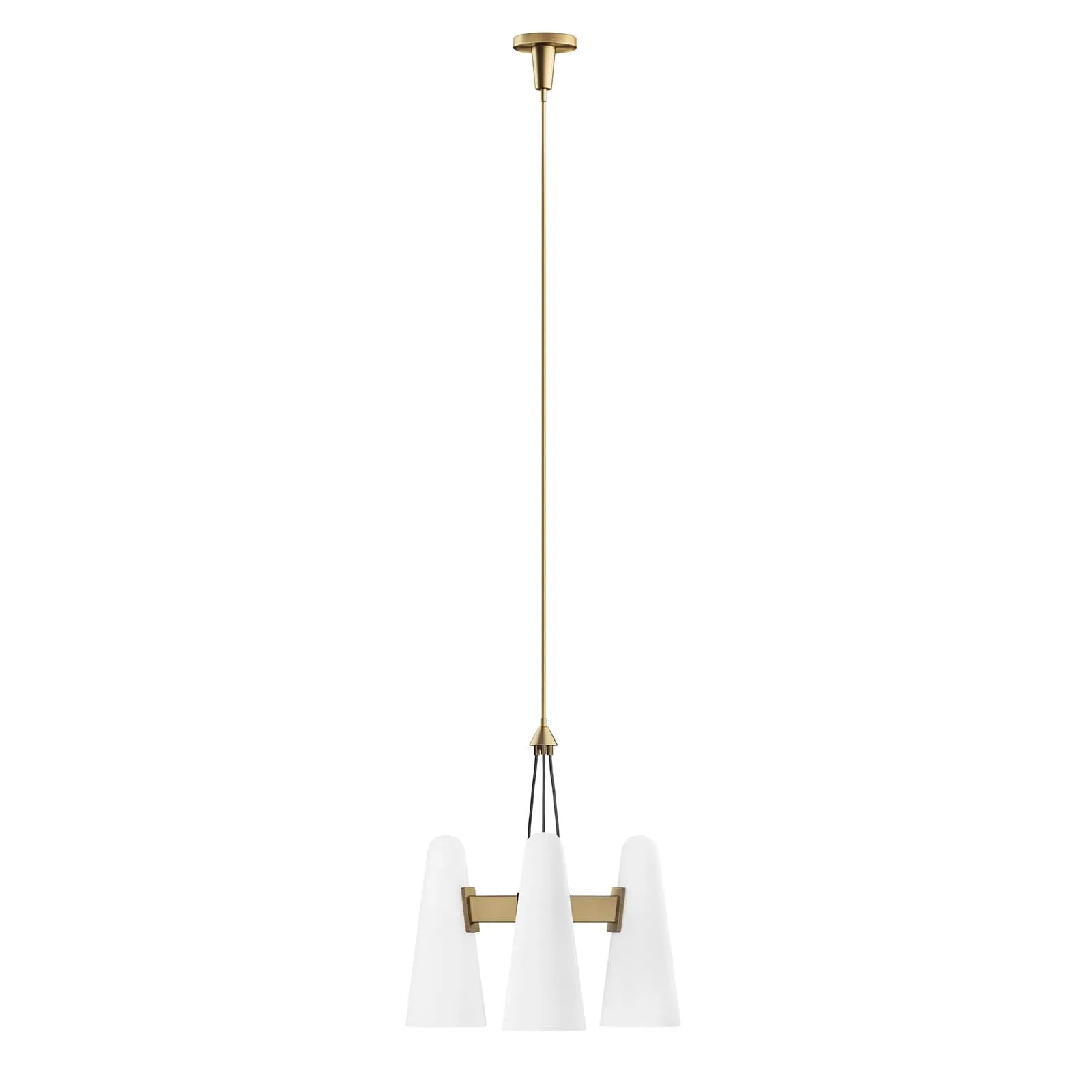 Beacon 3-Light Pendant Light by Modway