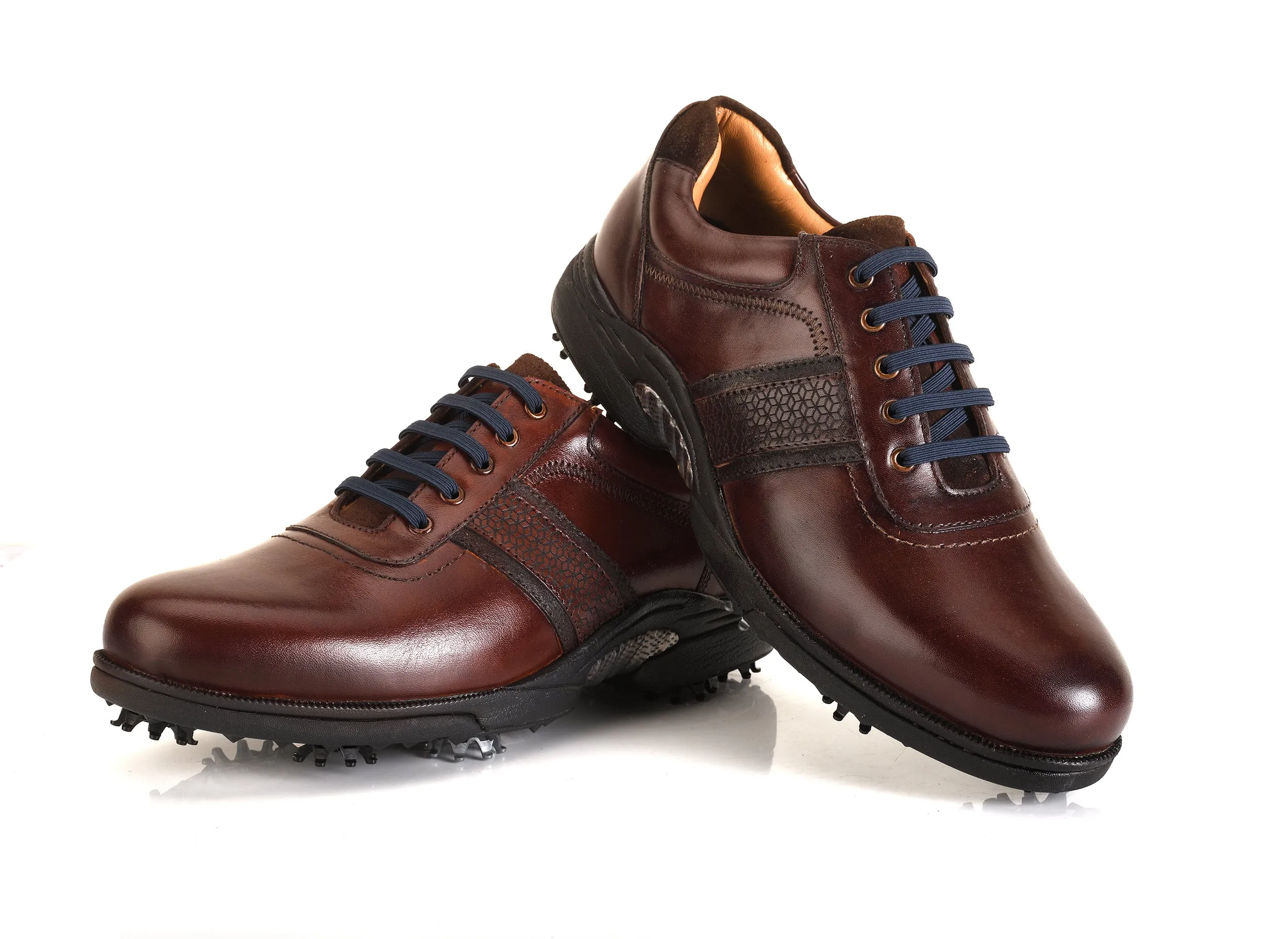 Berlin Antique Brown Golf Shoes