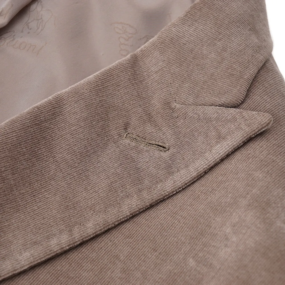 Brioni Cotton-Cashmere Suit with Peak Lapels