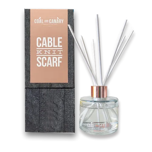 CABLE KNIT SCARF REED DIFFUSER