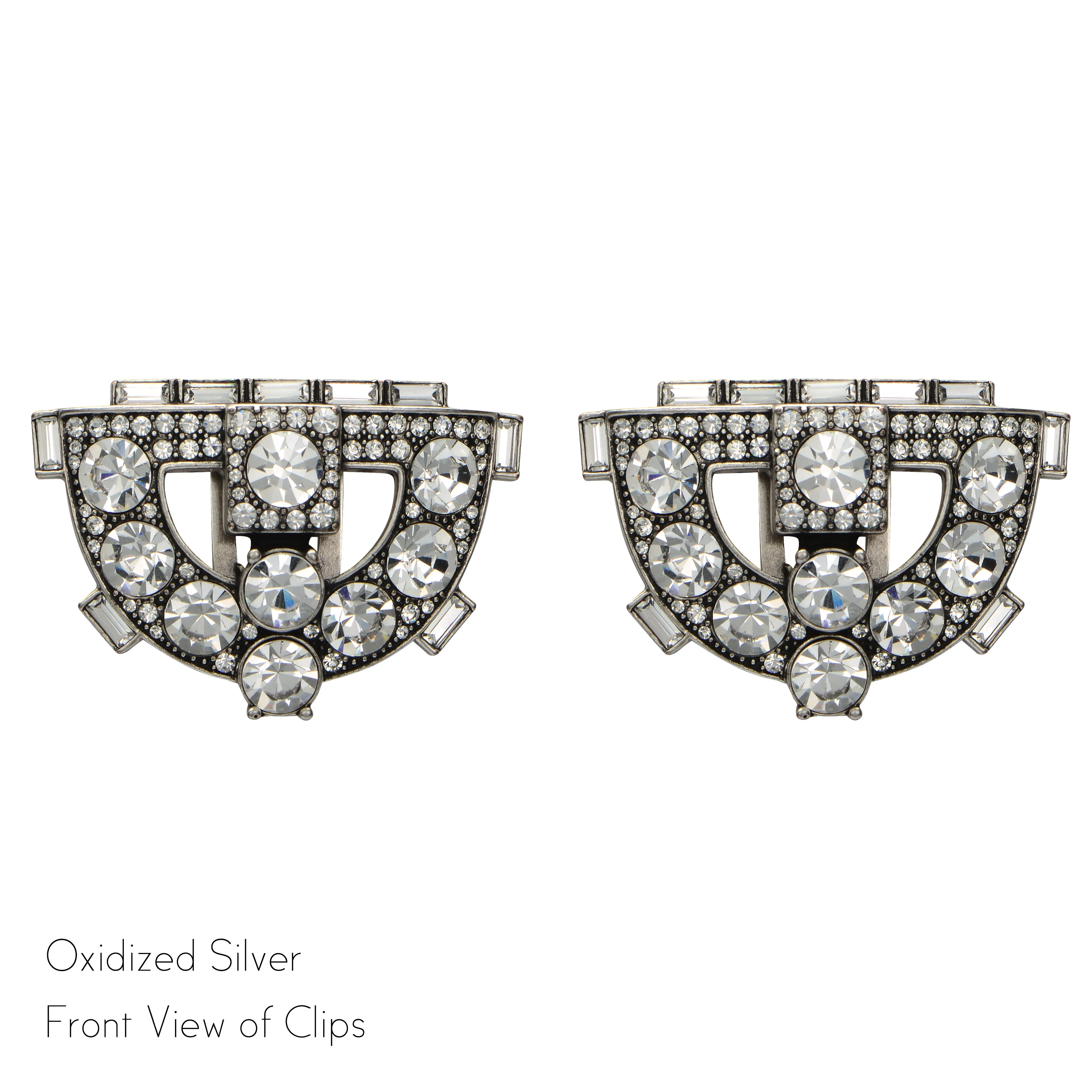 Clara Double Clip Brooch