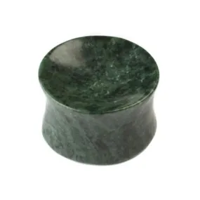 Convex Plugs - Green Italian Marble