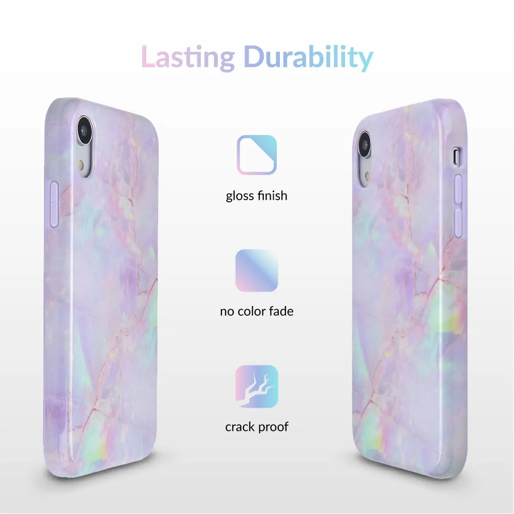 Cotton Candy Marble iPhone Case