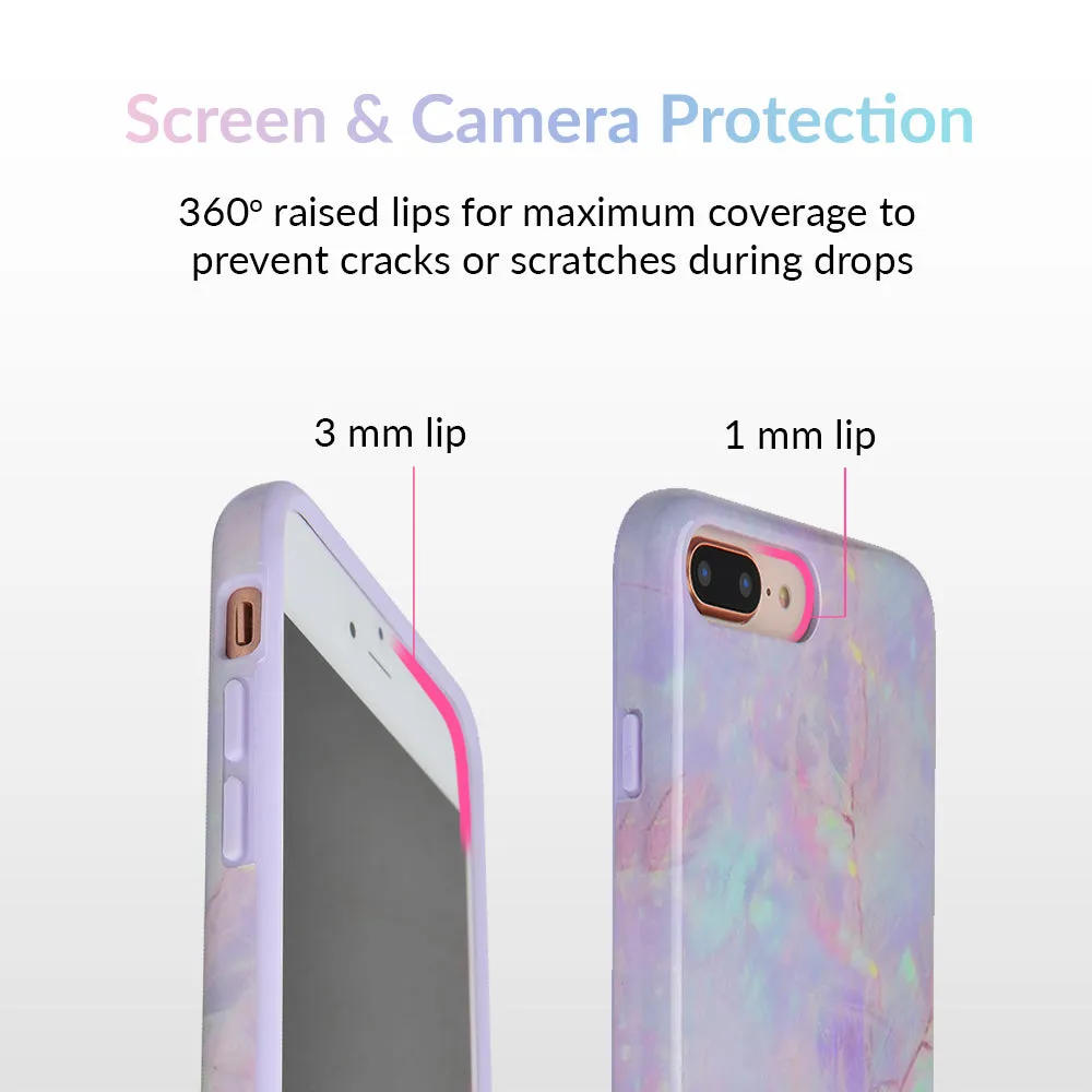 Cotton Candy Marble iPhone Case