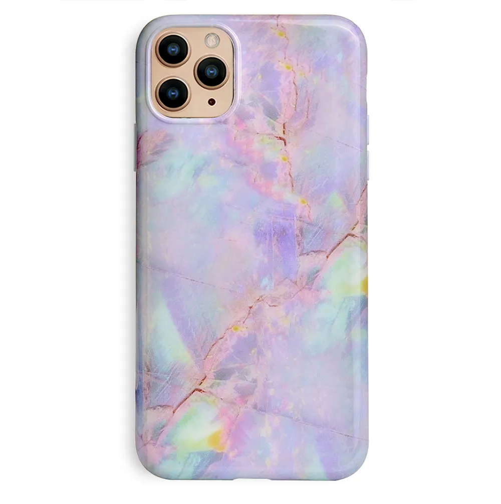 Cotton Candy Marble iPhone Case