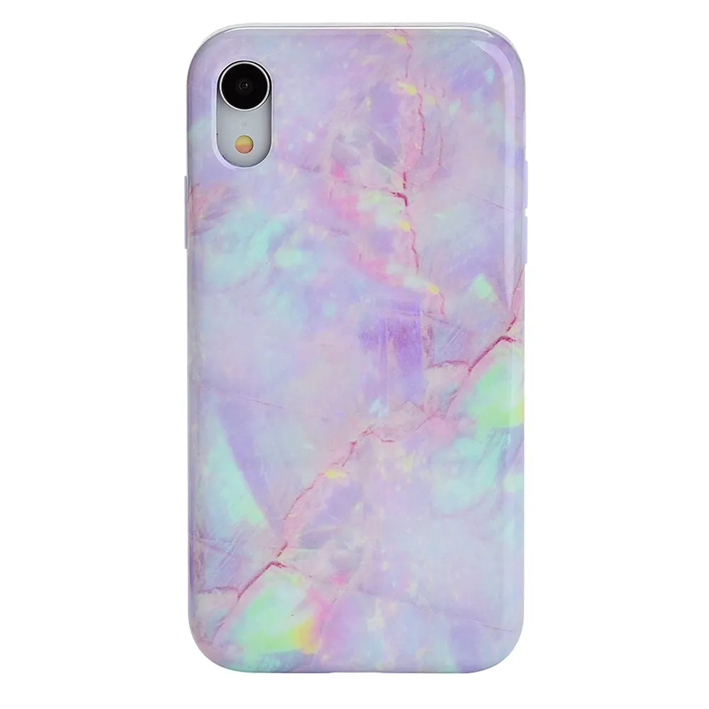 Cotton Candy Marble iPhone Case