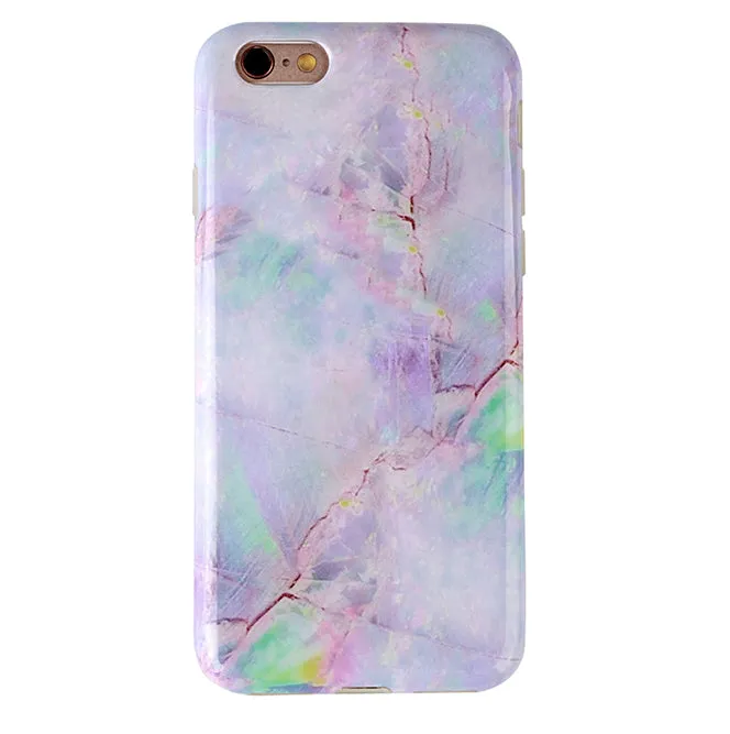 Cotton Candy Marble iPhone Case