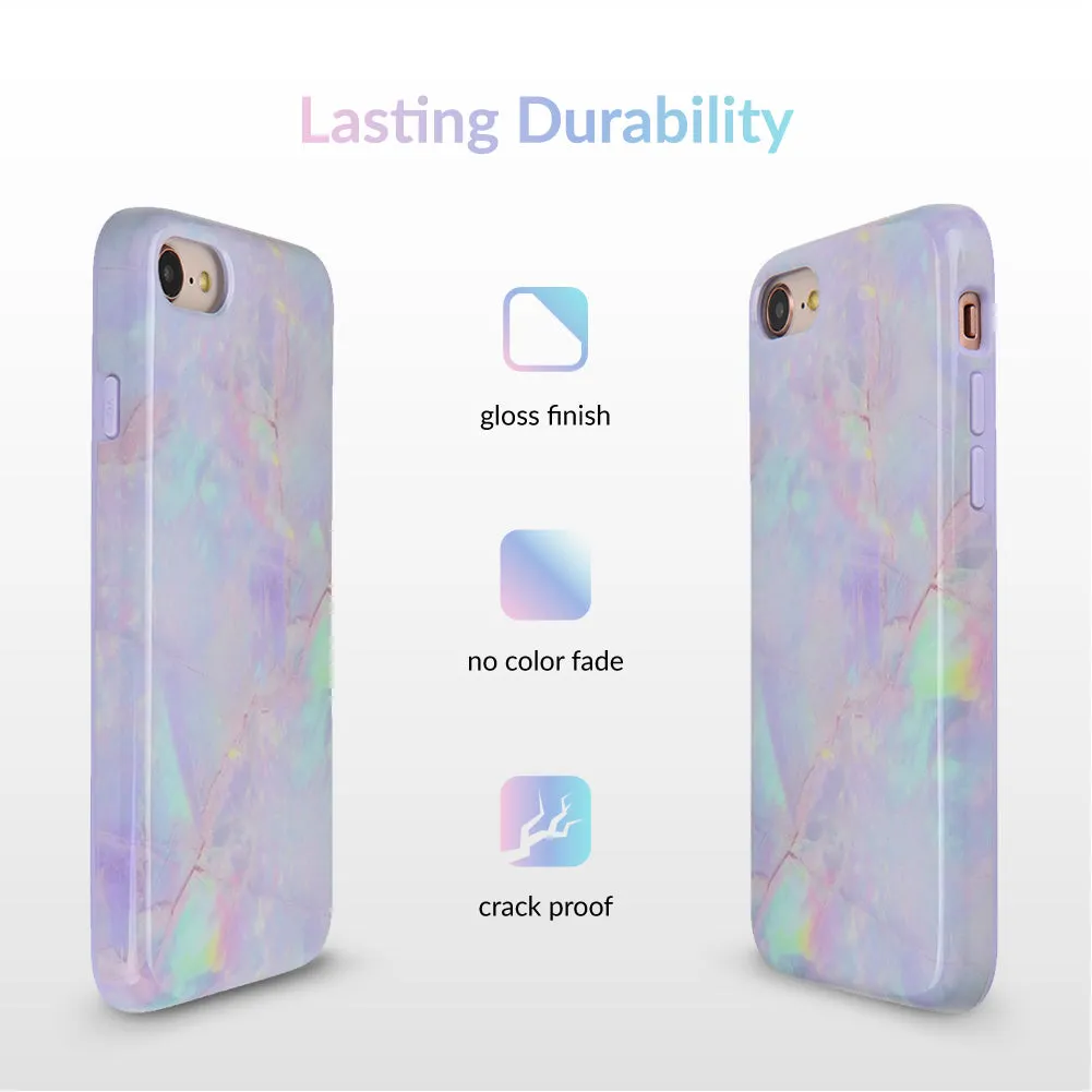 Cotton Candy Marble iPhone Case