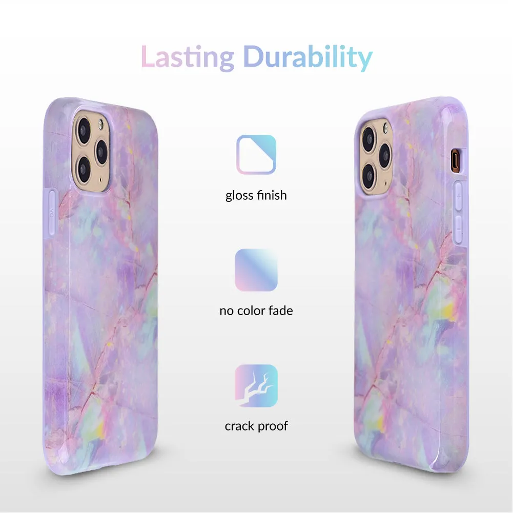 Cotton Candy Marble iPhone Case