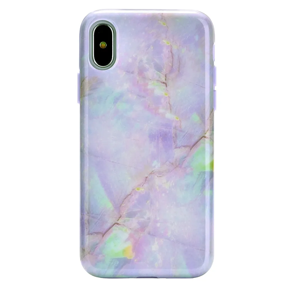 Cotton Candy Marble iPhone Case