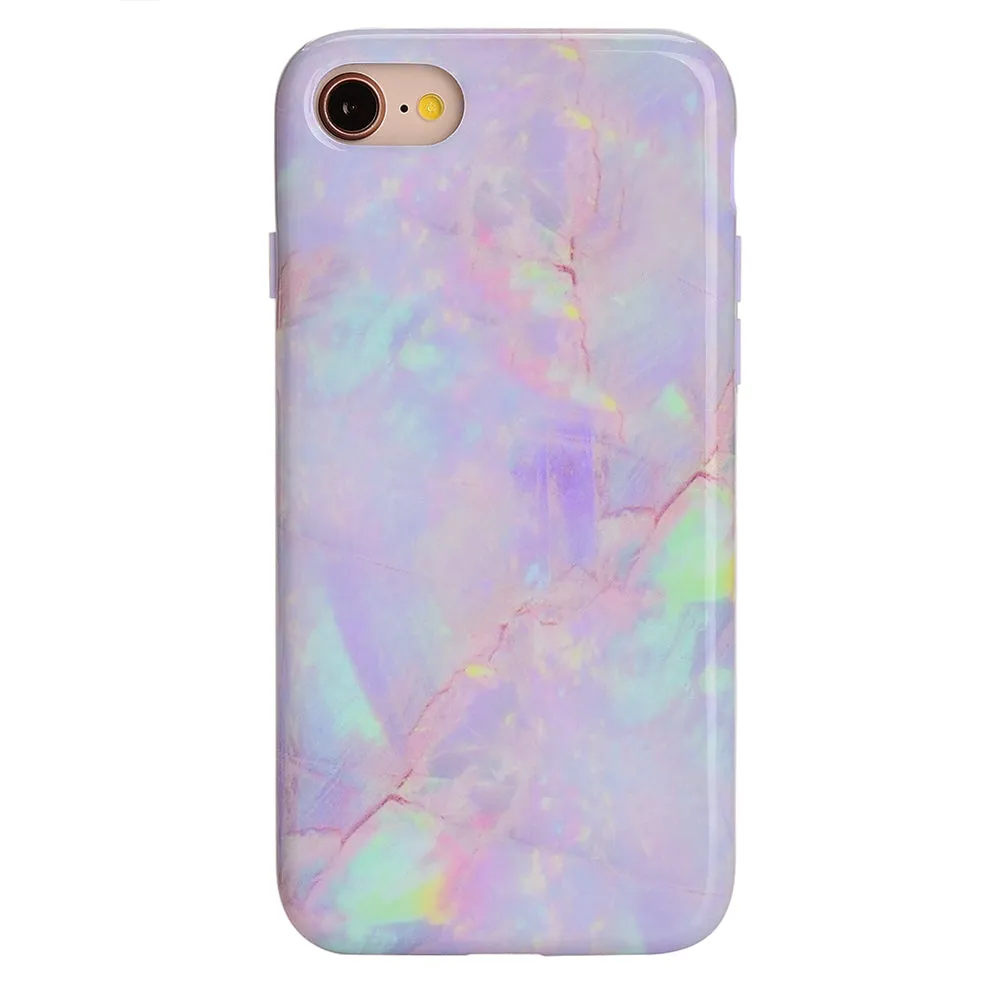 Cotton Candy Marble iPhone Case