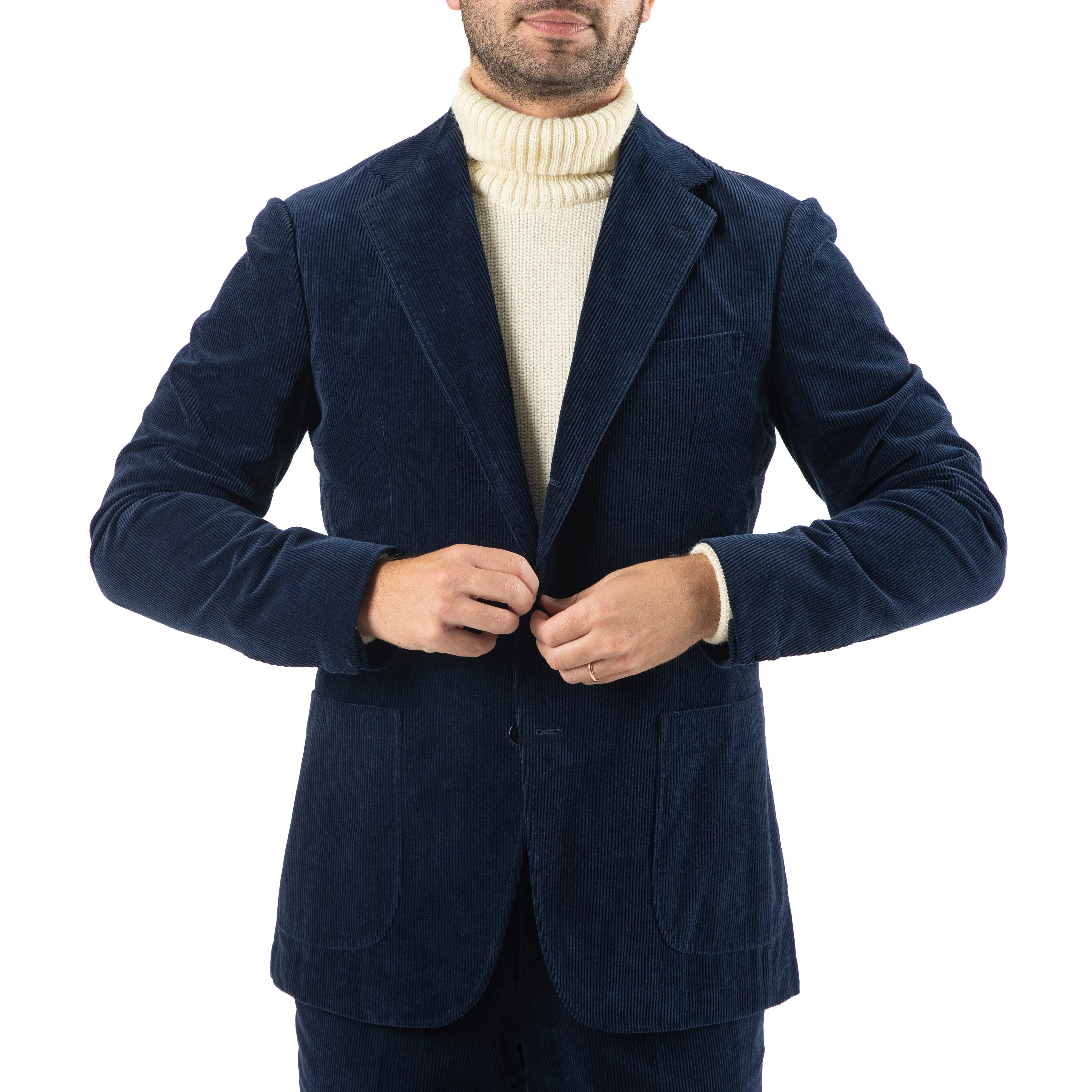 Cotton/Cashmere Corduroy Model 3A Suit