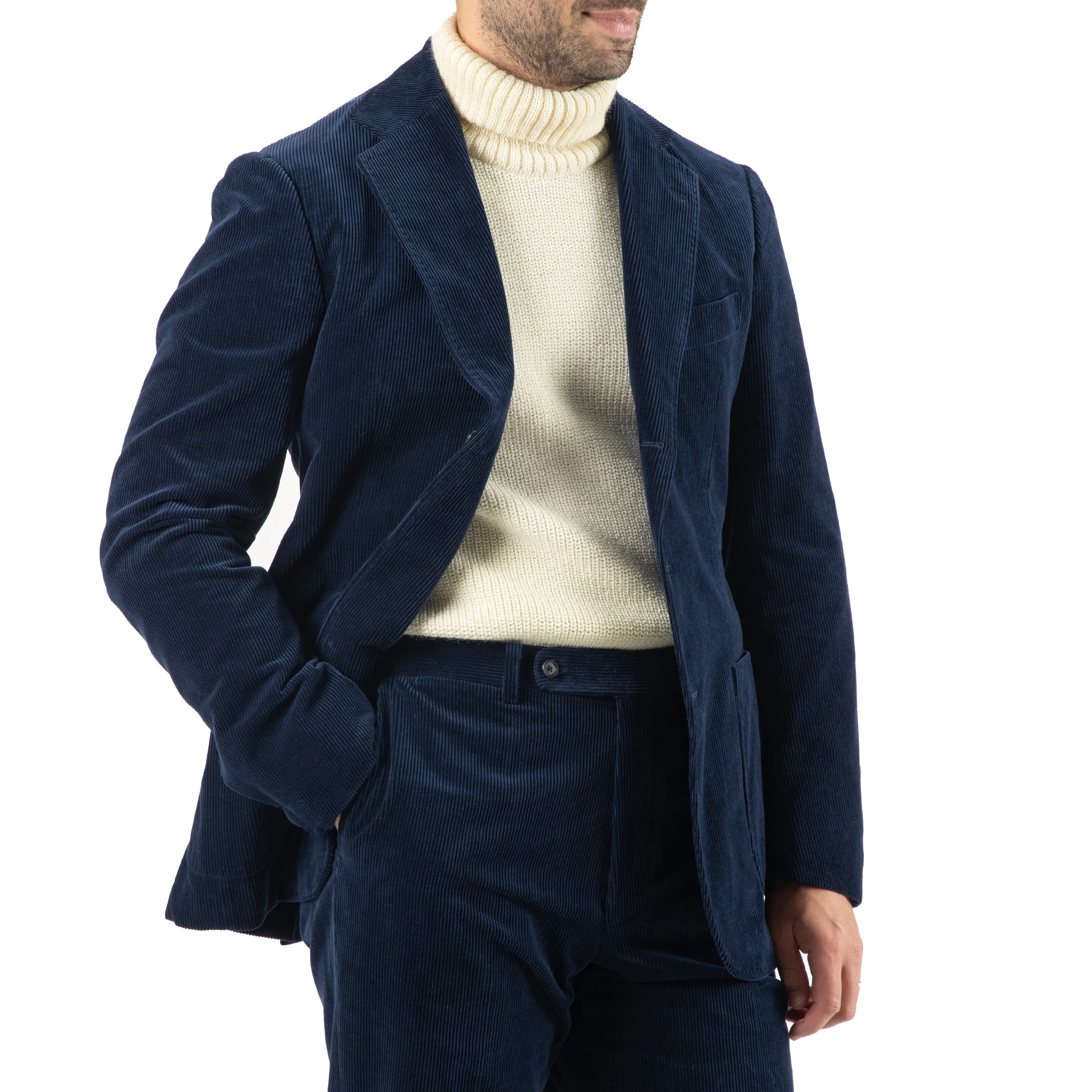 Cotton/Cashmere Corduroy Model 3A Suit