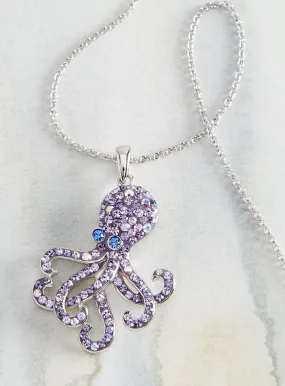 Crystal Octopus Necklace