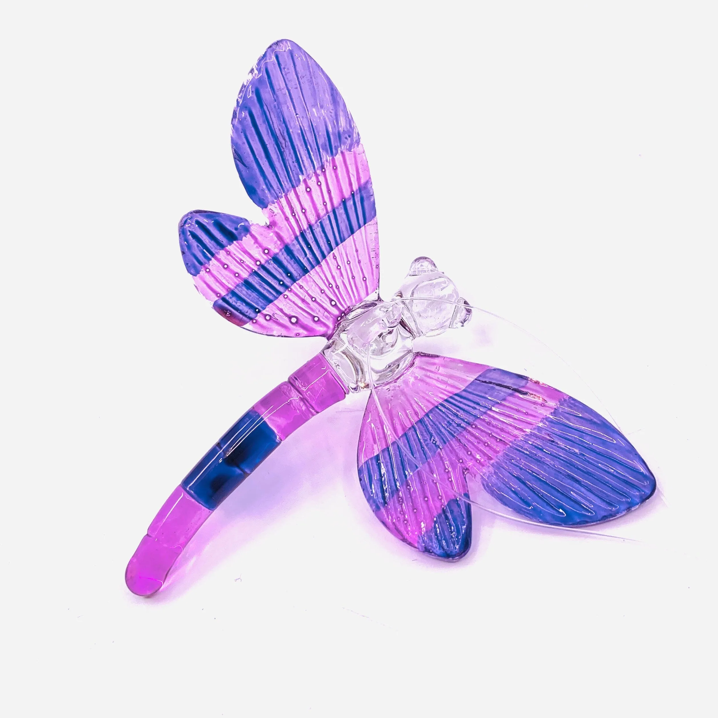 Dazzle Glass Dragonfly, Purple 2