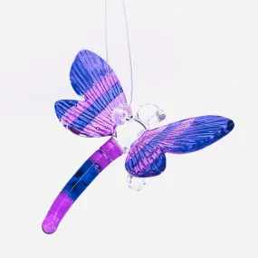 Dazzle Glass Dragonfly, Purple 2