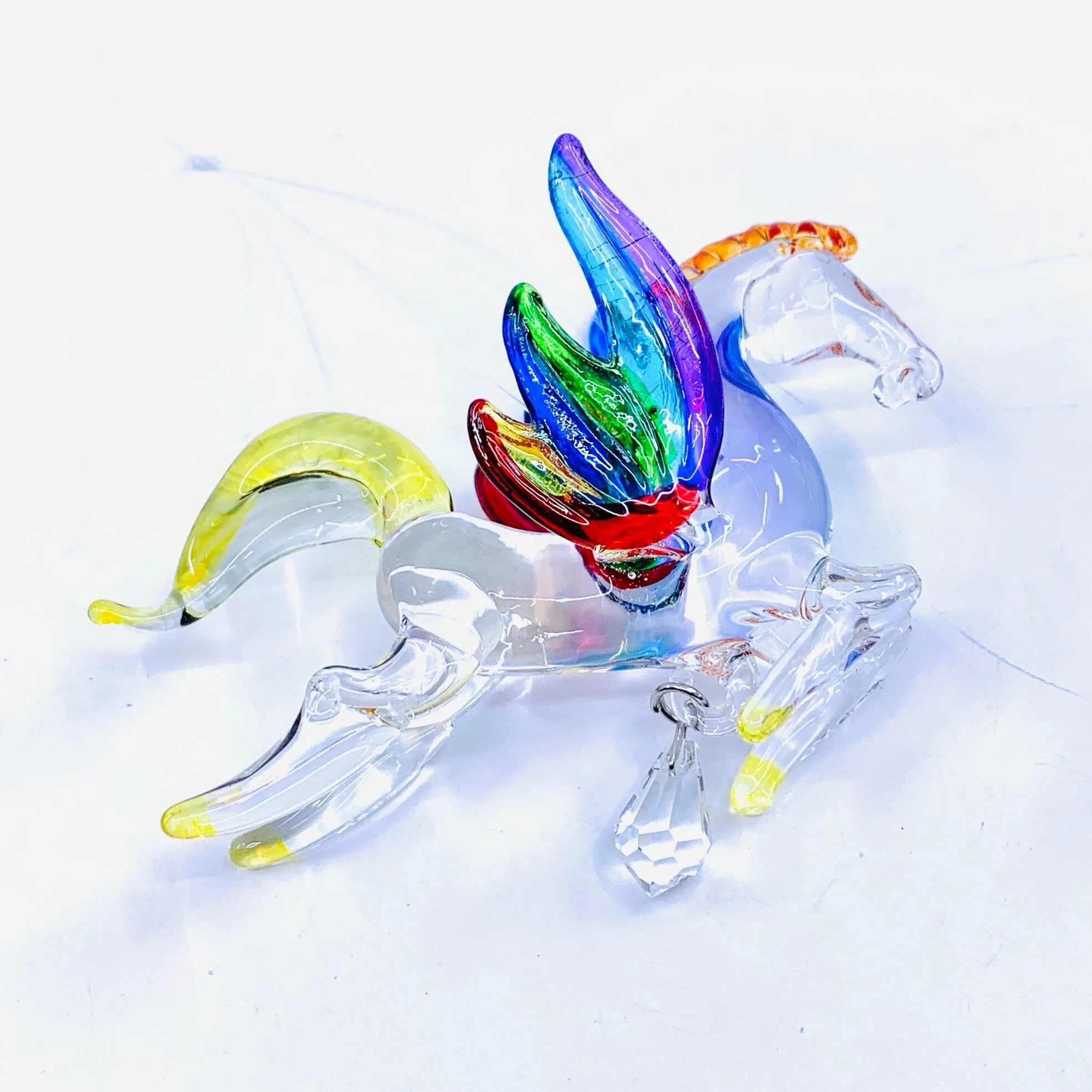 Dazzle Glass Pegasus, Orange 15