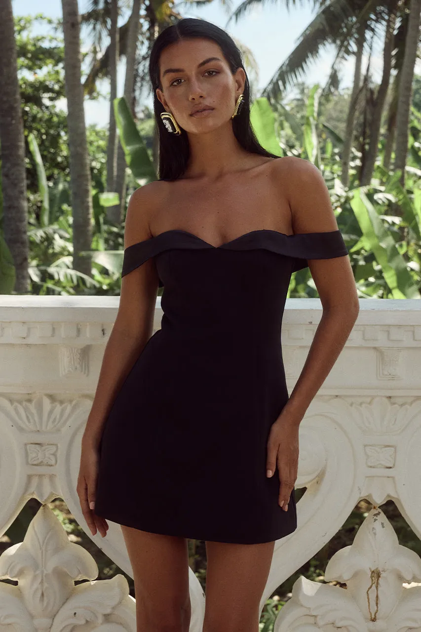 Ebonie Mini Dress - Black