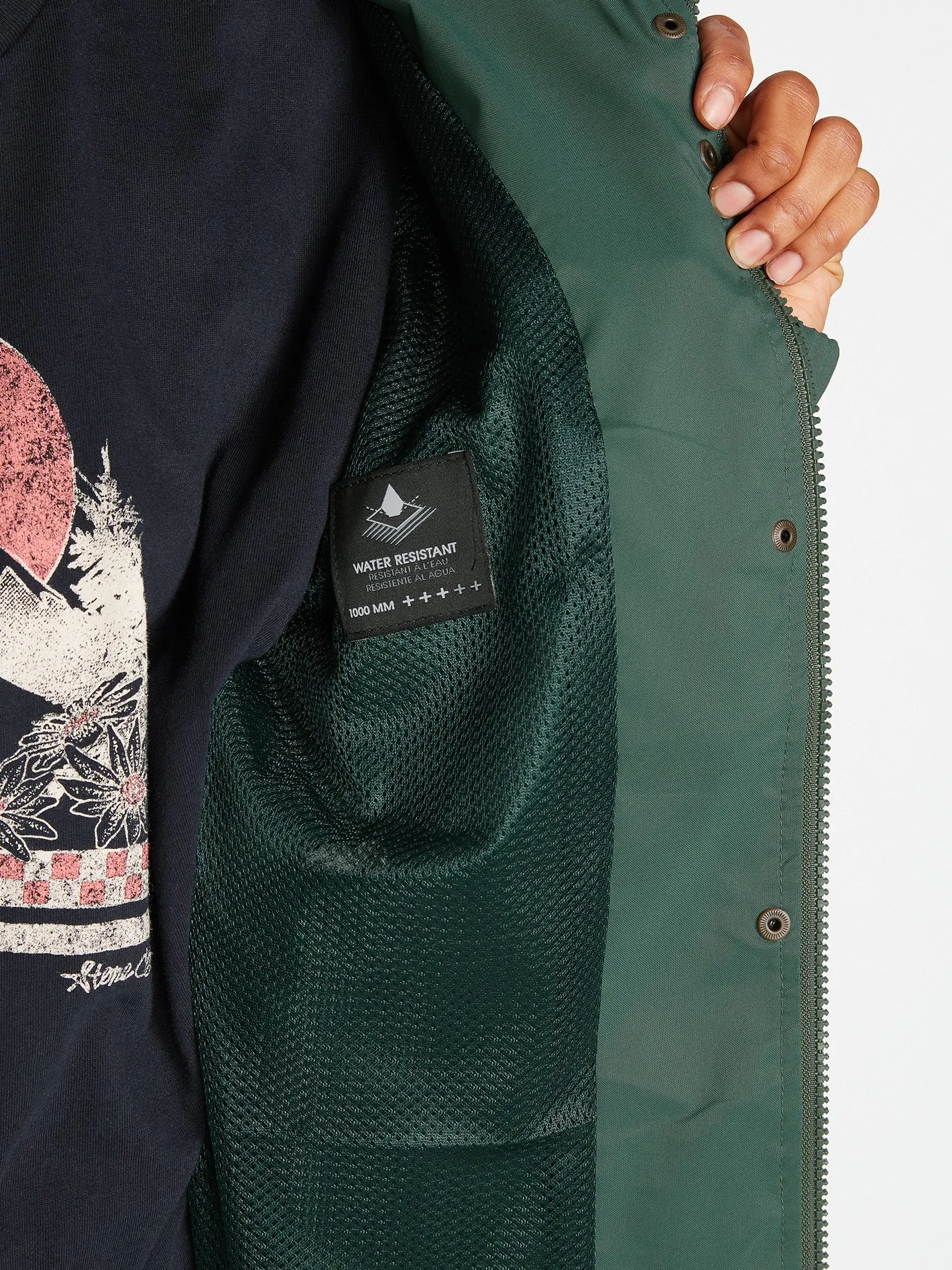 Enemy Stone Windbreaker - Dark Pine