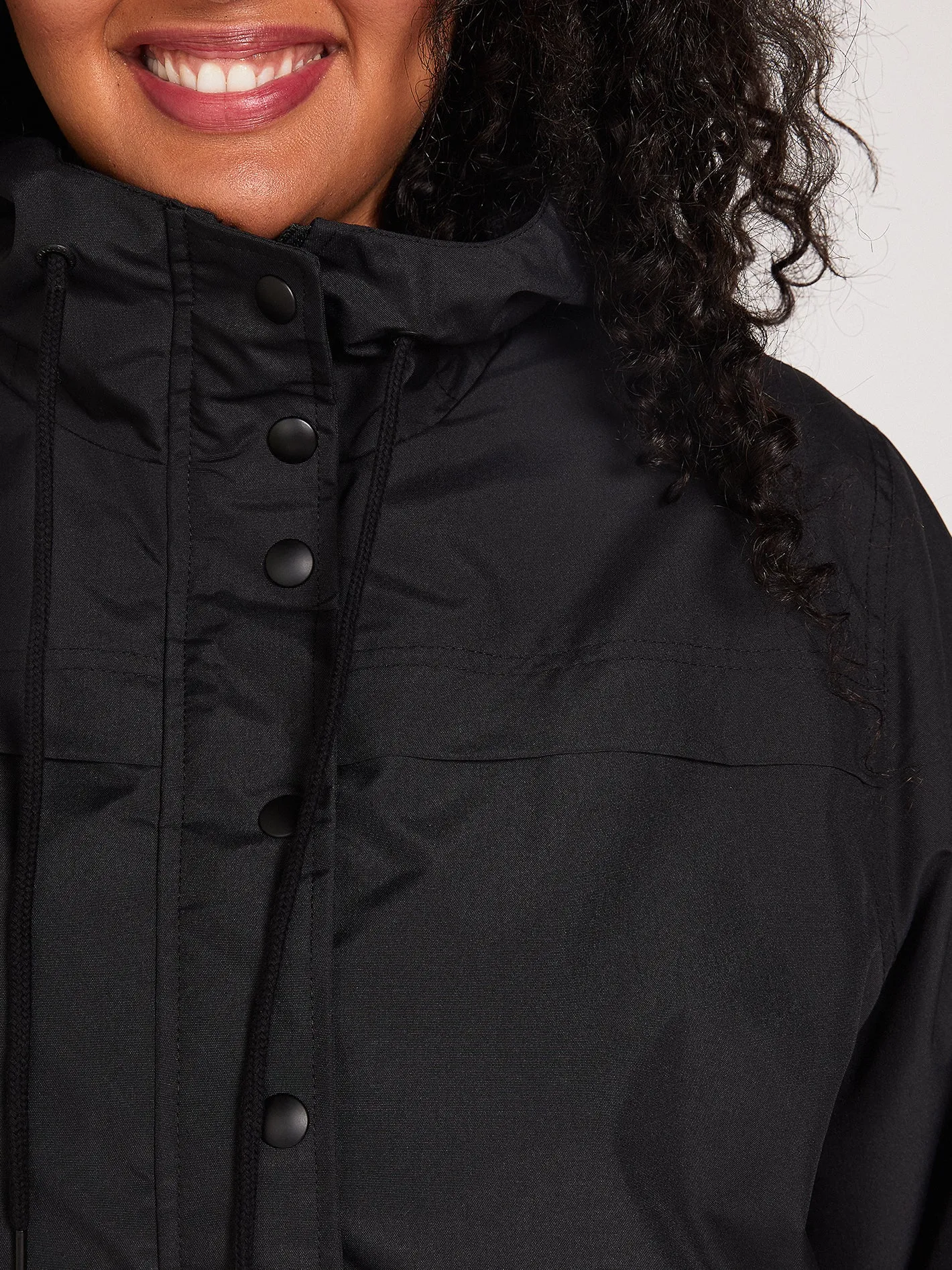 Enemy Stone Windbreaker Plus Size - Black