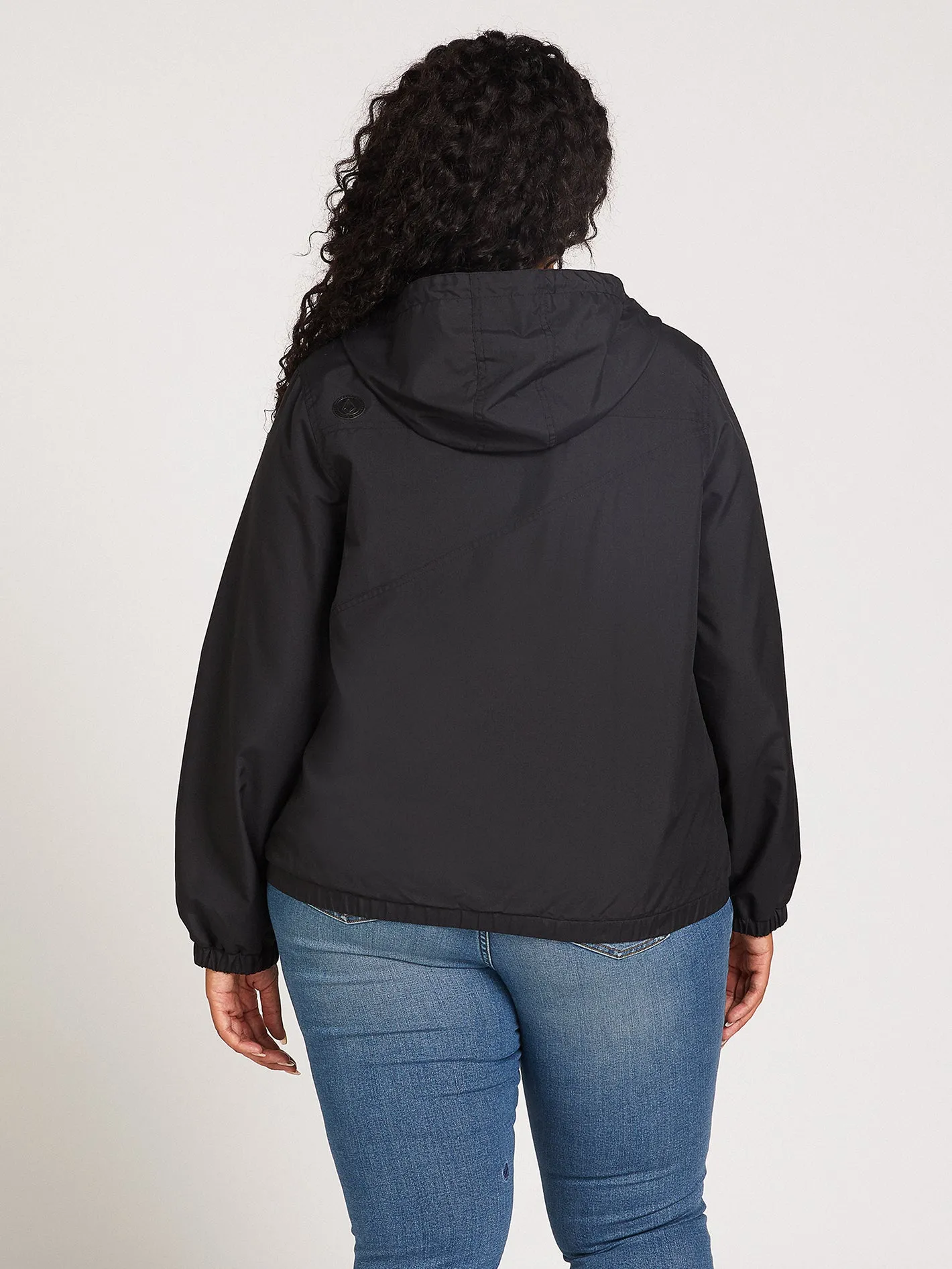 Enemy Stone Windbreaker Plus Size - Black