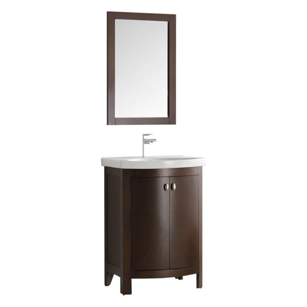 Fresca Greenwich 24 Antique Coffee Traditional Bathroom Vanity