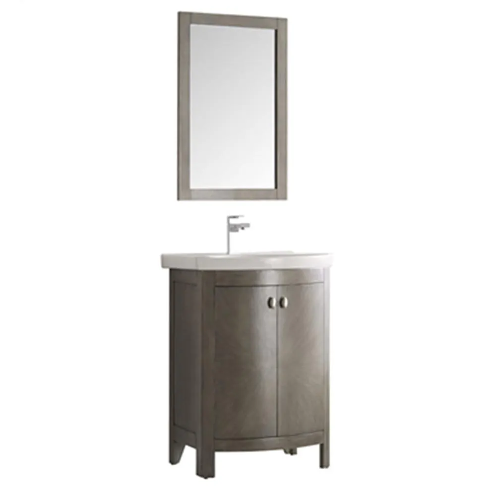 Fresca Greenwich 24 Antique Silver Traditional Bathroom Vanity