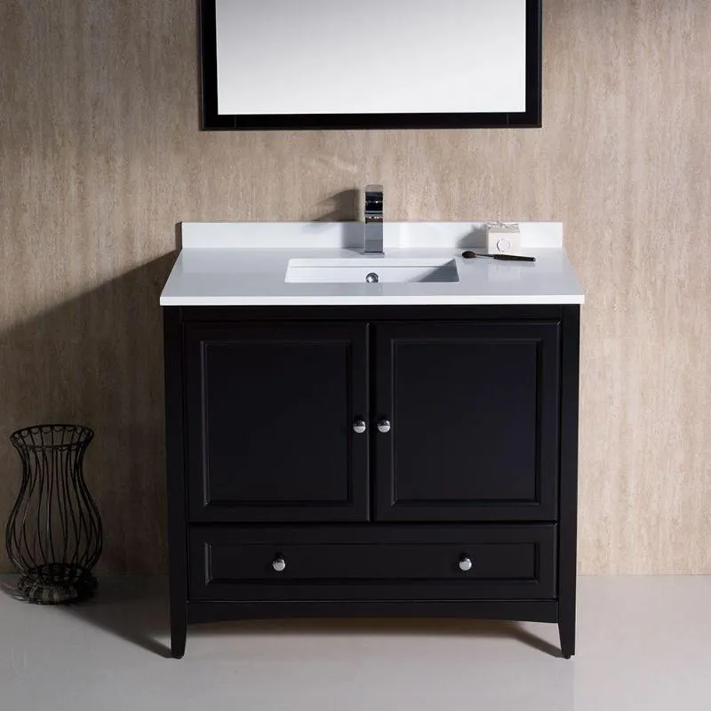 Fresca Oxford 36 Espresso Traditional Single Bathroom Vanity FVN2036ES