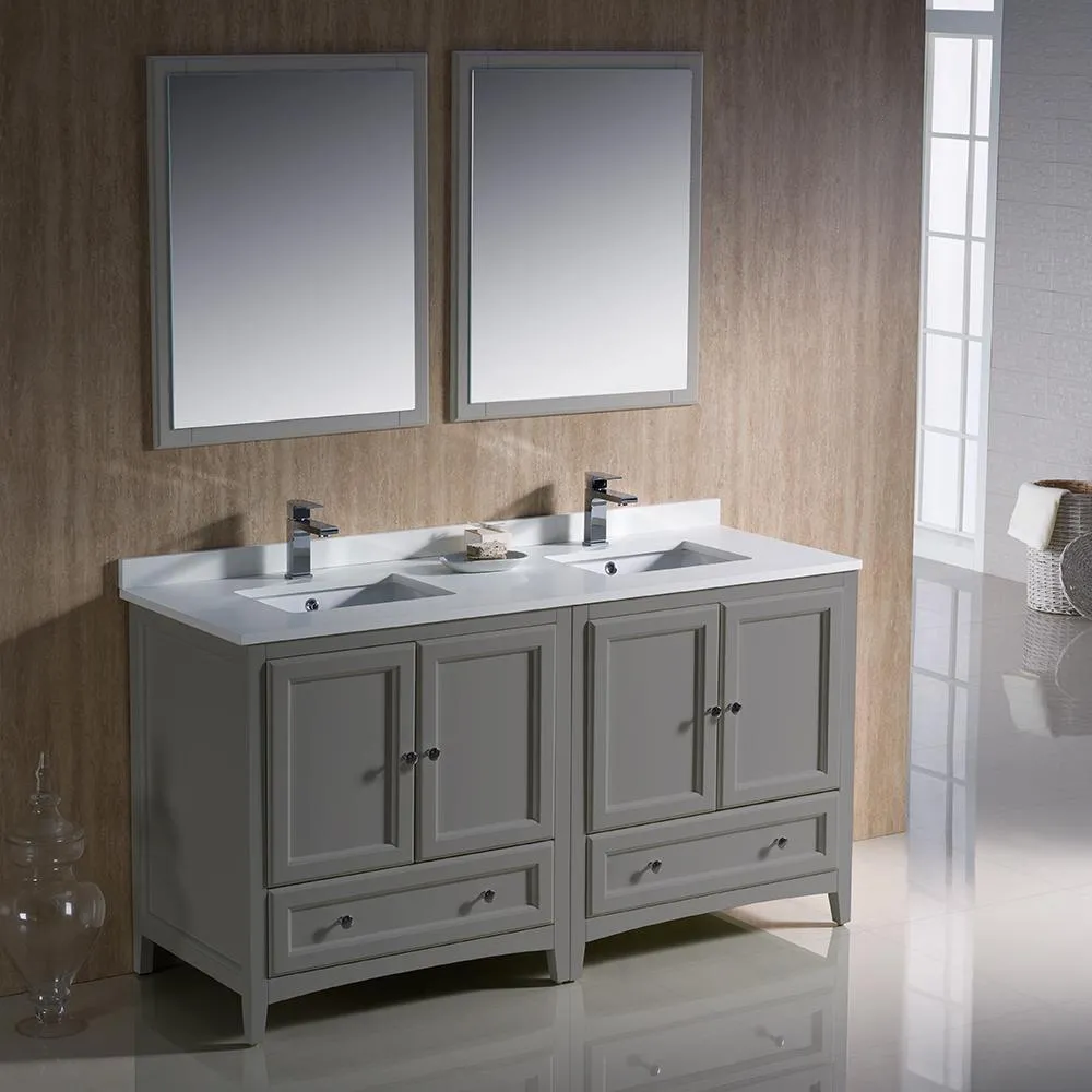 Fresca Oxford 60 Double Sink Vanity