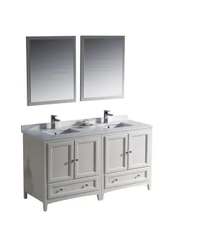 Fresca Oxford 60 Double Sink Vanity