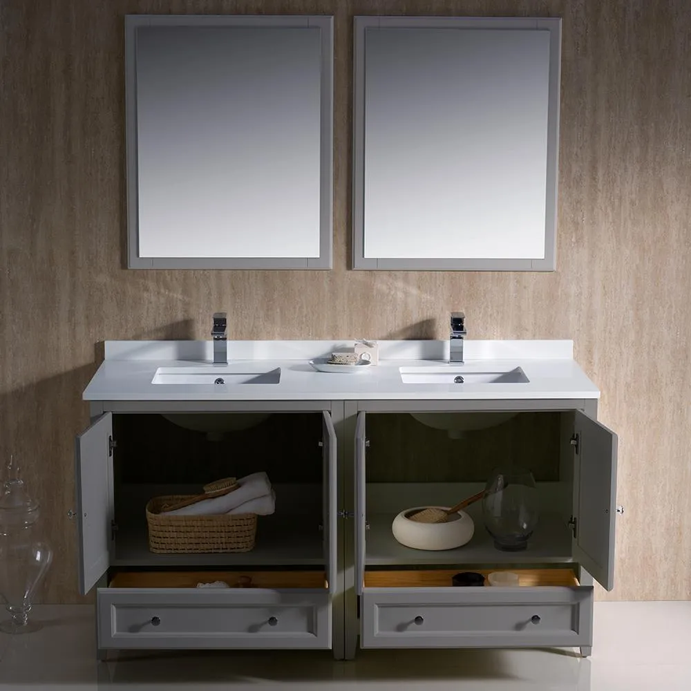 Fresca Oxford 60 Double Sink Vanity