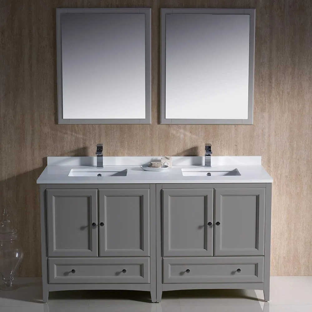 Fresca Oxford 60 Double Sink Vanity