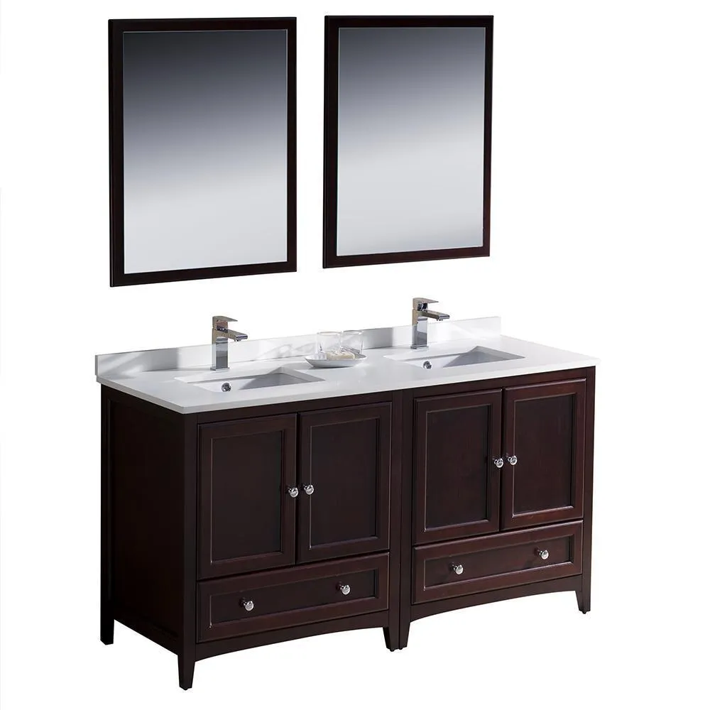 Fresca Oxford 60 Double Sink Vanity