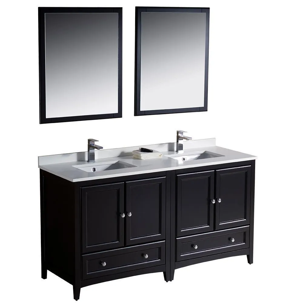 Fresca Oxford 60 Double Sink Vanity