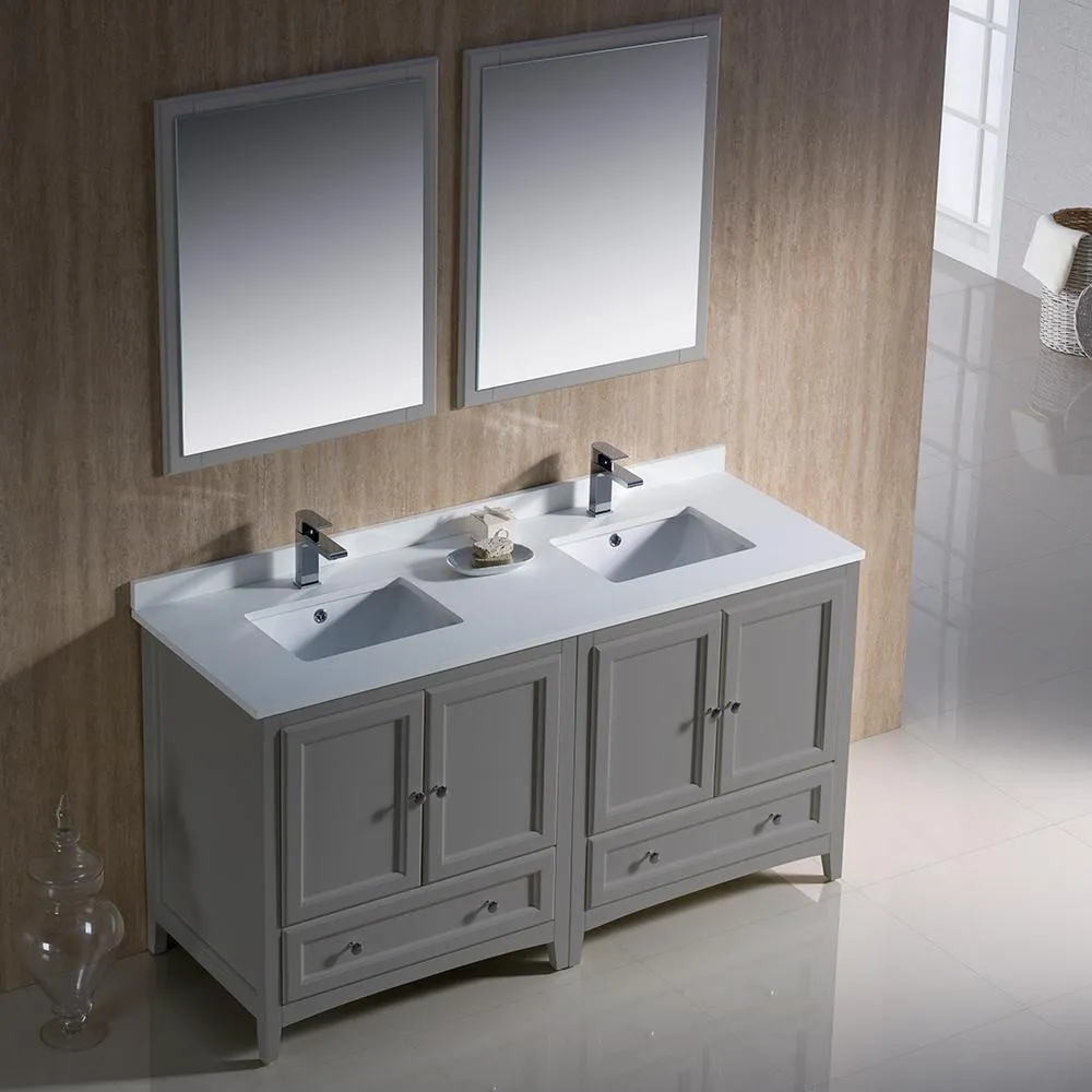 Fresca Oxford 60 Double Sink Vanity