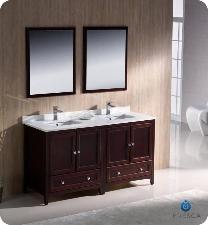 Fresca Oxford 60 Double Sink Vanity