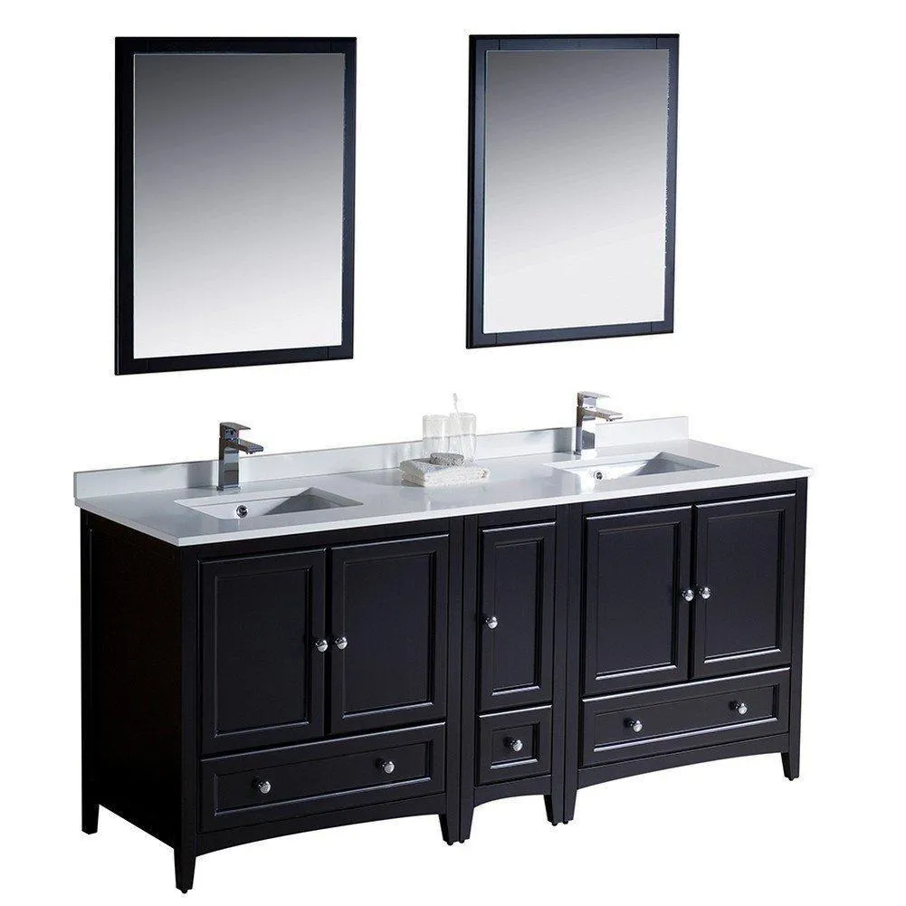 Fresca Oxford 72 Double Sink Vanity