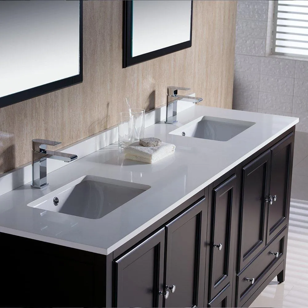 Fresca Oxford 72 Double Sink Vanity