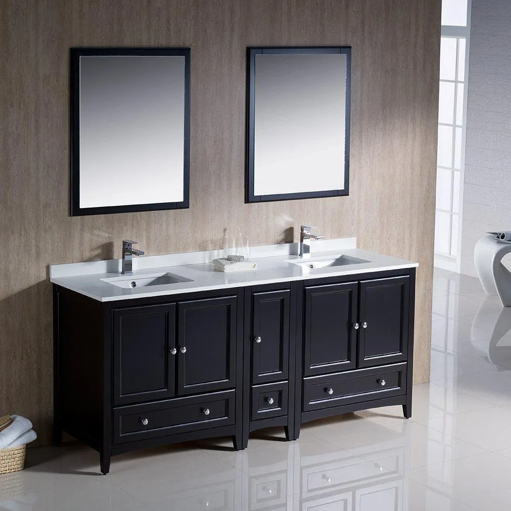 Fresca Oxford 72 Double Sink Vanity