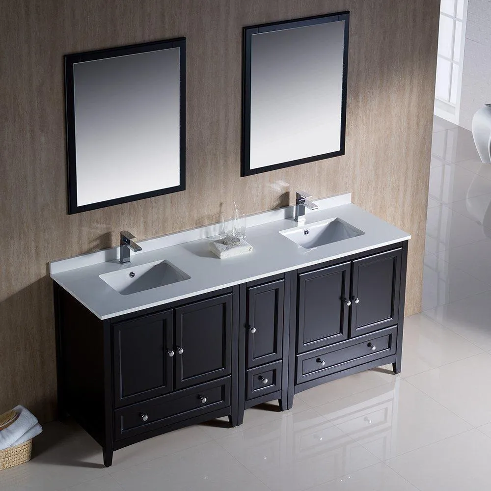 Fresca Oxford 72 Double Sink Vanity