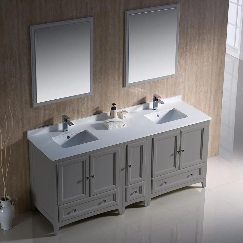 Fresca Oxford 72 Double Sink Vanity